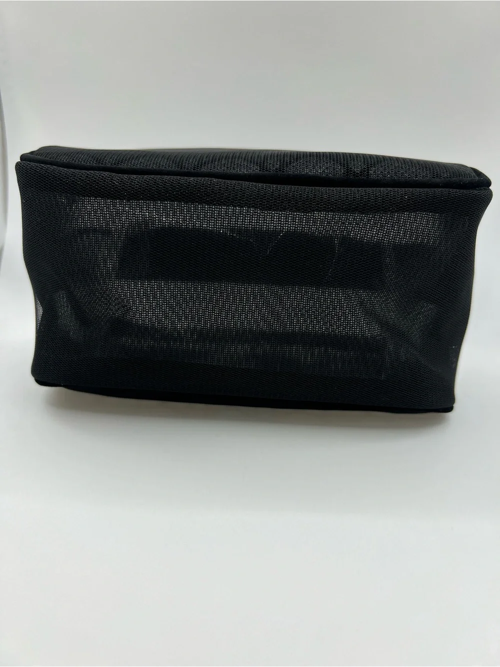 Dior Black Mesh Logo Cosmetic Case